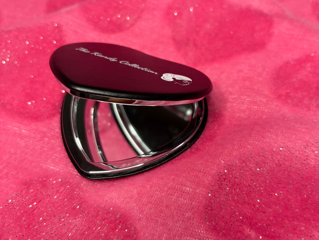 Black pocket mirror