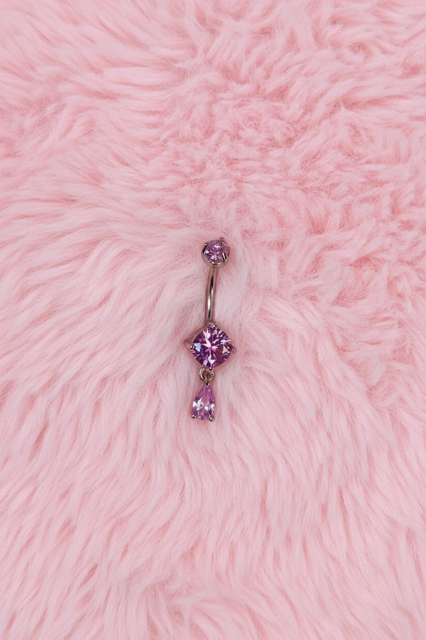Diamond Style Belly Ring