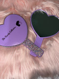 Heart Shaped Handheld  Mirror(Full)