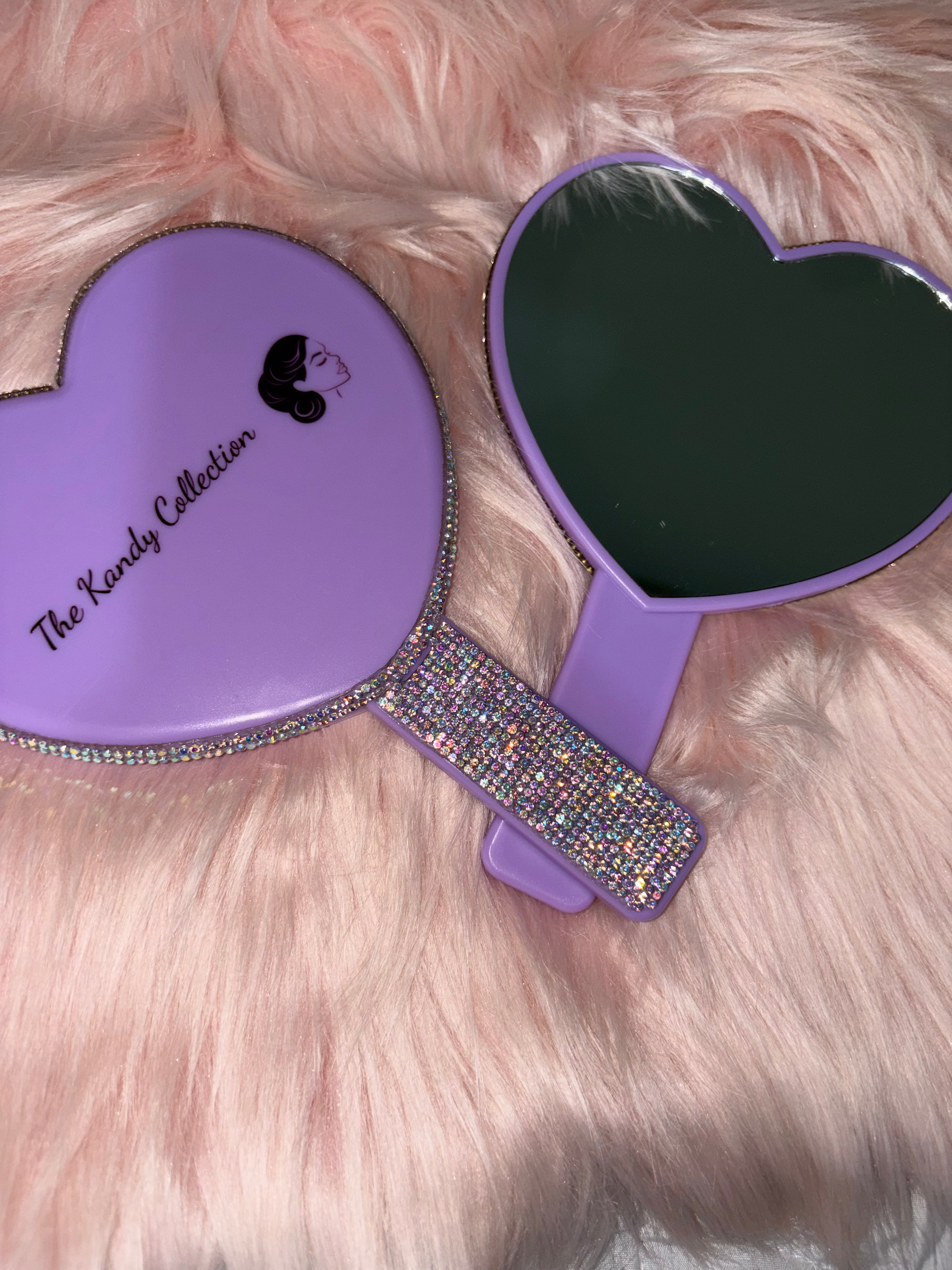 Heart Shaped Handheld  Mirror(Full)